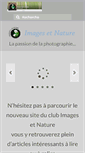Mobile Screenshot of club-images-et-nature.com